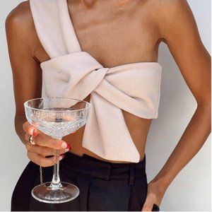 Princess Polly Pink Wrap Top